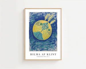 Hilma af Klint - Primordial Chaos No 7 Plakat - 21 x 29.7 cm (A4) - Nellastore