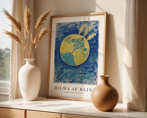 Hilma af Klint - Primordial Chaos No 7 Plakat - 21 x 29.7 cm (A4) - Nellastore
