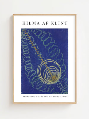 Hilma af Klint - Primordial Chaos Plakat - 21 x 29.7 cm (A4) - Nellastore