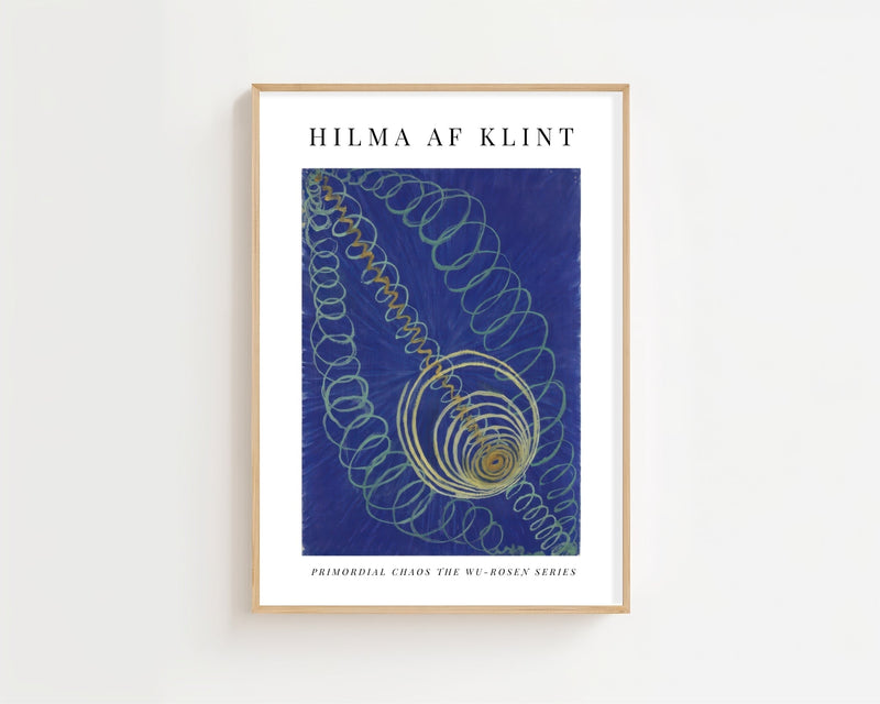 Hilma af Klint - Primordial Chaos Plakat - 21 x 29.7 cm (A4) - Nellastore