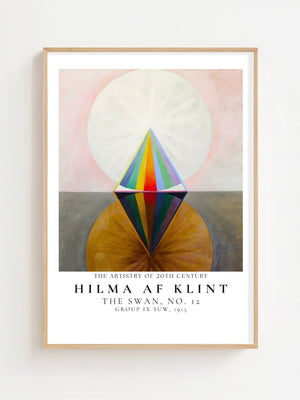 Hilma Af Klint - Rainbow Diamond Plakat - 21 x 29.7 cm (A4) - Nellastore