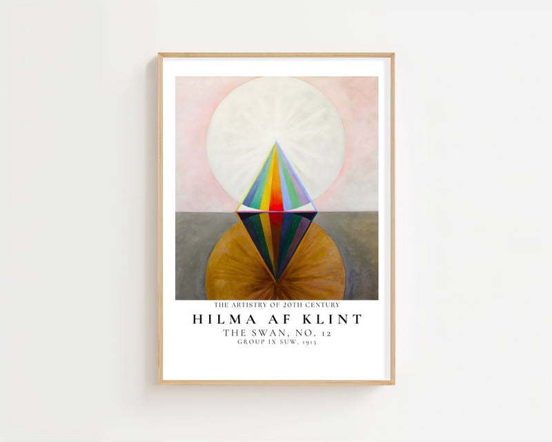 Hilma Af Klint - Rainbow Diamond Plakat - 21 x 29.7 cm (A4) - Nellastore