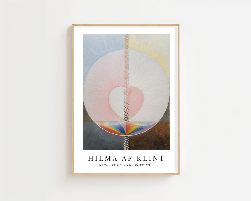 Hilma af Klint - Sacred Dove No. 1 Plakat - 21 x 29.7 cm (A4) - Nellastore