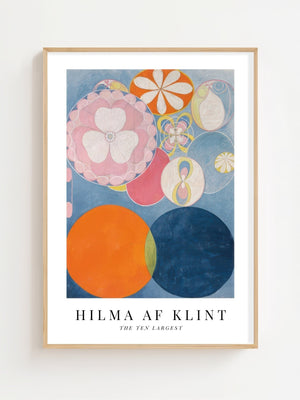 Hilma af Klint - Spiritual Forms Composition Plakat - 21 x 29.7 cm (A4) - Nellastore