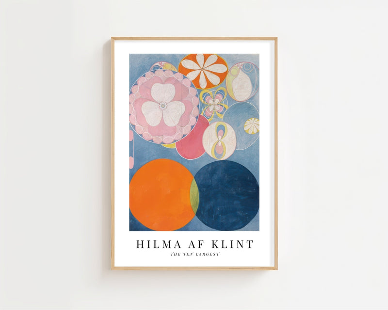 Hilma af Klint - Spiritual Forms Composition Plakat - 21 x 29.7 cm (A4) - Nellastore