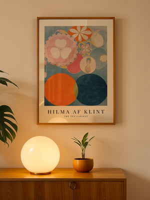Hilma af Klint - Spiritual Forms Composition Plakat - 21 x 29.7 cm (A4) - Nellastore