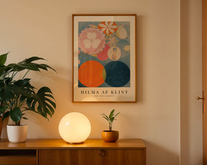 Hilma af Klint - Spiritual Forms Composition Plakat - 21 x 29.7 cm (A4) - Nellastore