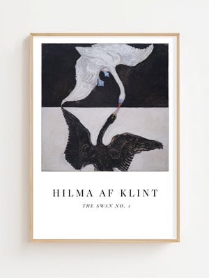 Hilma af Klint - Swan Balance No. 1 Plakat - 21 x 29.7 cm (A4) - Nellastore