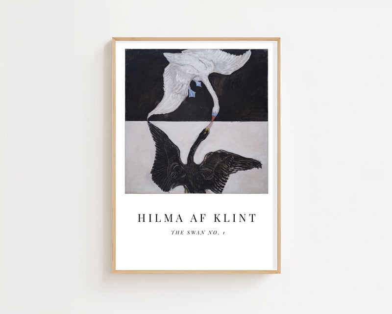 Hilma af Klint - Swan Balance No. 1 Plakat - 21 x 29.7 cm (A4) - Nellastore