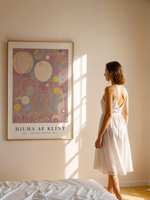 Hilma af Klint - Swan Symbolism No. 7 Plakat - 21 x 29.7 cm (A4) - Nellastore