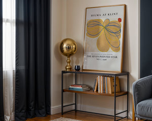 Hilma Af Klint - The Seven - Pointed Star Plakat - 21 x 29.7 cm (A4) - Nellastore