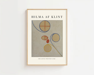 Hilma af Klint - The Seven Pointed Star Plakat - 21 x 29.7 cm (A4) - Nellastore