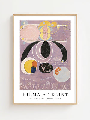 Hilma af Klint - The Ten Largest No 6 Plakat - 21 x 29.7 cm (A4) - Nellastore