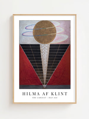Hilma af Klint - The Ten Largest Old Age Plakat - 21 x 29.7 cm (A4) - Nellastore