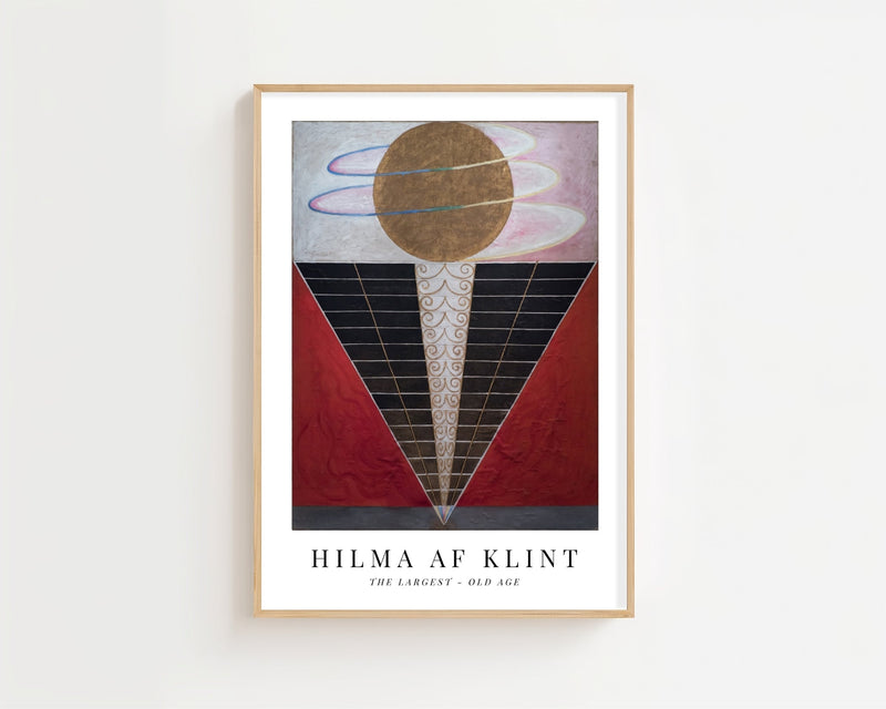Hilma af Klint - The Ten Largest Old Age Plakat - 21 x 29.7 cm (A4) - Nellastore