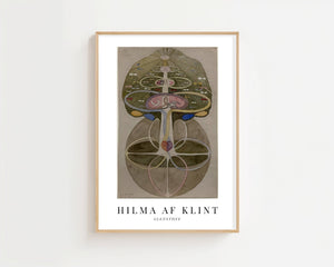 Hilma af Klint - Tree Of Knowledge No 1 Plakat - 21 x 29.7 cm (A4) - Nellastore