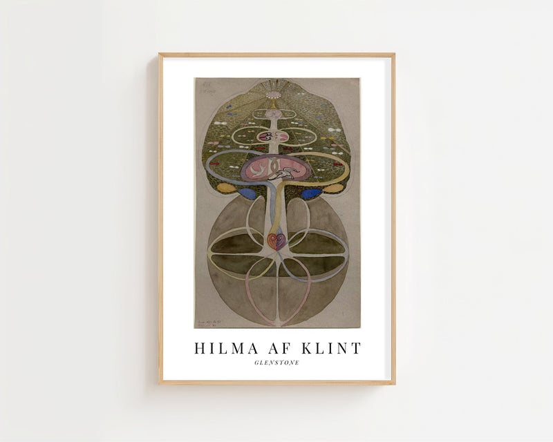 Hilma af Klint - Tree Of Knowledge No 1 Plakat - 21 x 29.7 cm (A4) - Nellastore