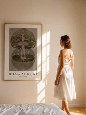 Hilma af Klint - Tree Of Knowledge No 1 Plakat - 21 x 29.7 cm (A4) - Nellastore