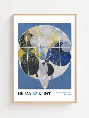 Hilma af Klint - Wu - Rosen Series No. 5 Plakat - 21 x 29.7 cm (A4) - Nellastore