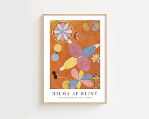Hilma af Klint - Youth Energy No. 4 Plakat - 21 x 29.7 cm (A4) - Nellastore