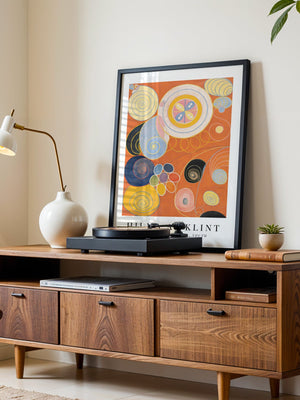 Hilma af Klint - Youth Flow No. 3 Plakat - 21 x 29.7 cm (A4) - Nellastore