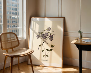 Hørblomst Plakat - 21 x 29.7 cm (A4) - Nellastore