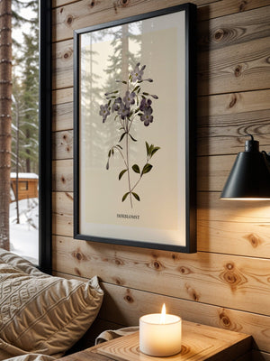 Hørblomst Plakat - 21 x 29.7 cm (A4) - Nellastore