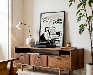 Home Comfort Lænestol Plakat - 21 x 29.7 cm - Nellastore