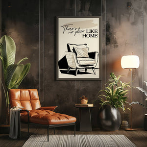 Home Comfort Lænestol Plakat - 21 x 29.7 cm - Nellastore