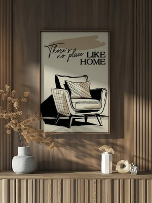Home Comfort Lænestol Plakat - 21 x 29.7 cm - Nellastore