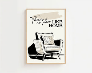 Home Comfort Lænestol Plakat - 21 x 29.7 cm - Nellastore