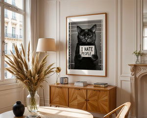 I Hate People Plakat - 21 x 29.7 cm (A4) - Nellastore