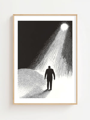 Into The Light Plakat - 21 x 29.7 cm (A4) - Nellastore