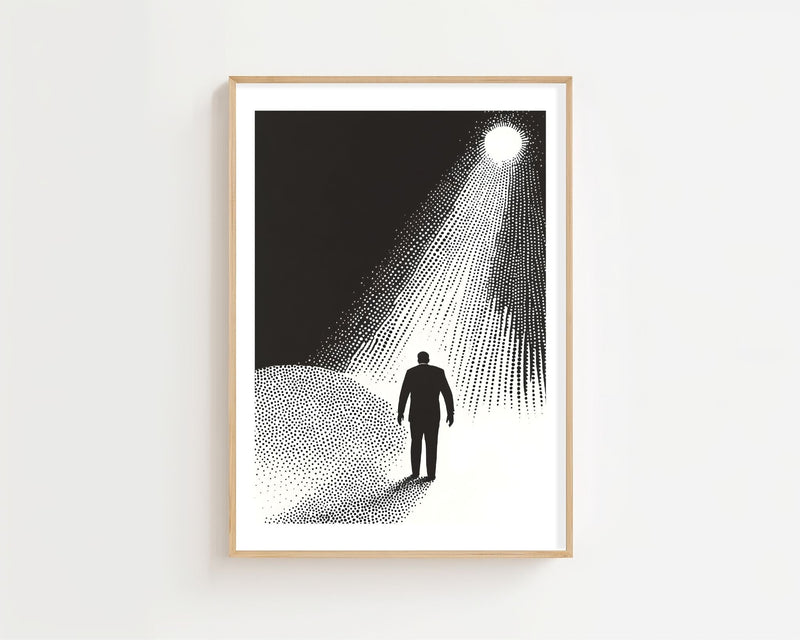 Into The Light Plakat - 21 x 29.7 cm (A4) - Nellastore