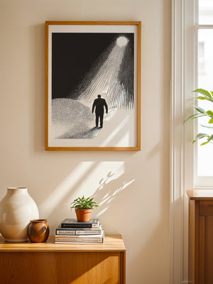 Into The Light Plakat - 21 x 29.7 cm (A4) - Nellastore