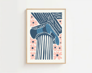 Ionic Blossom Plakat - 21 x 29.7 cm - Nellastore