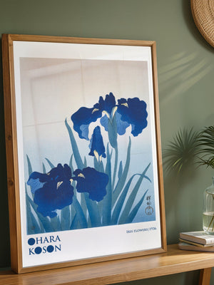Iris Flowers Plakat - 21 x 29.7 cm (A4) - Nellastore