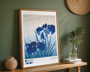 Iris Flowers Plakat - 21 x 29.7 cm (A4) - Nellastore