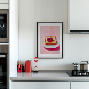 Jam Toast Plakat - 21 x 29.7 cm (A4) - Nellastore