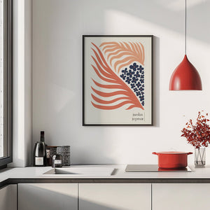 Jardin Joyeux Plakat - 21 x 29.7 cm - Nellastore
