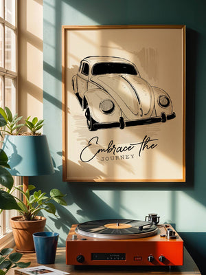 Journey Beetle Plakat - 21 x 29.7 cm - Nellastore