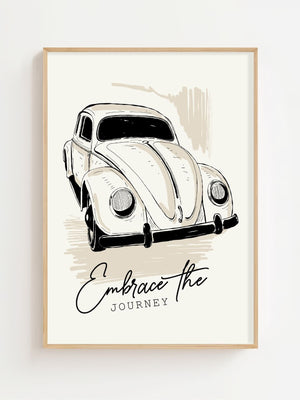 Journey Beetle Plakat - 21 x 29.7 cm - Nellastore