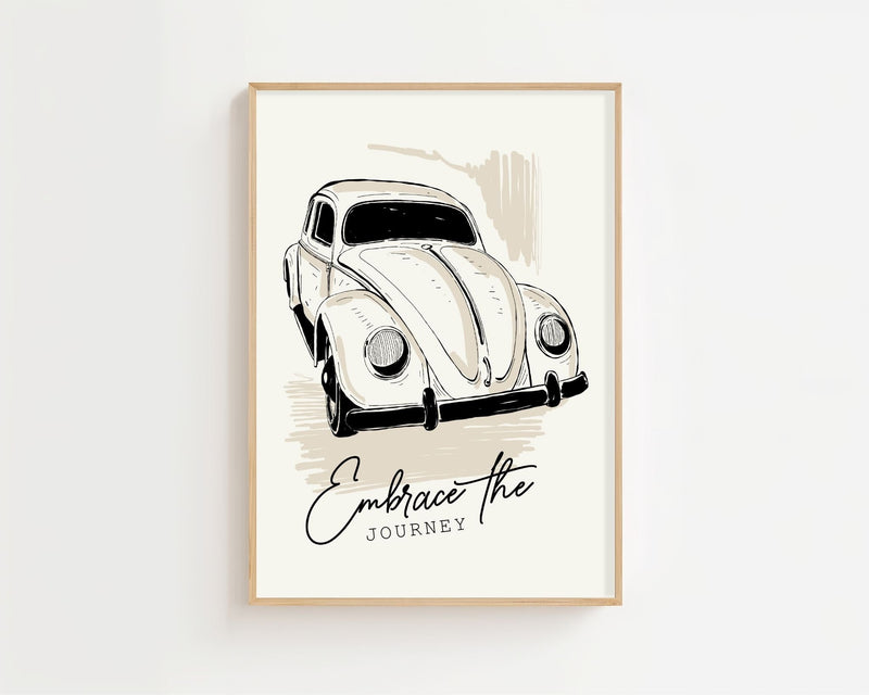 Journey Beetle Plakat - 21 x 29.7 cm - Nellastore