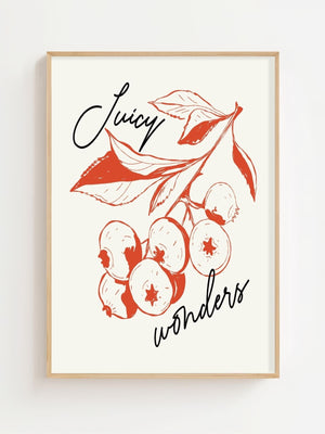 Juicy Wonders Plakat - 21 x 29.7 cm - Nellastore