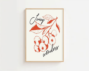 Juicy Wonders Plakat - 21 x 29.7 cm - Nellastore