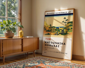 Kaisushika Hokusai - Below Meguro Plakat - 21 x 29.7 cm (A4) - Nellastore