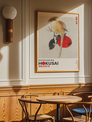 Kaisushika Hokusai - Bird Plakat - 21 x 29.7 cm (A4) - Nellastore
