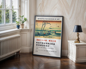 Kaisushika Hokusai - Ejiri In The Suruga Province Plakat - 21 x 29.7 cm (A4) - Nellastore