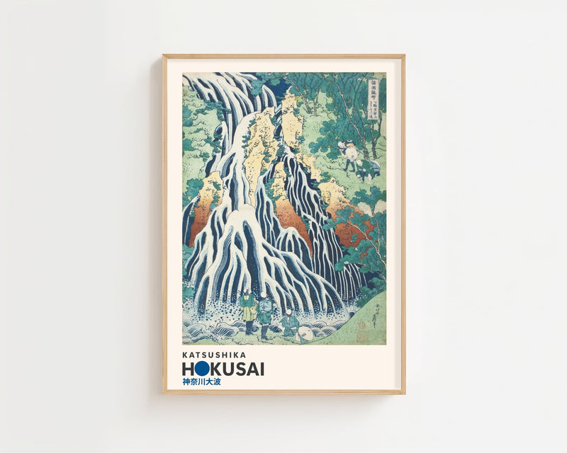 Kaisushika Hokusai - Forest Adventure Plakat - 21 x 29.7 cm (A4) - Nellastore