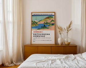 Kaisushika Hokusai - Hakone Lake In Sagami Province Plakat - 21 x 29.7 cm (A4) - Nellastore